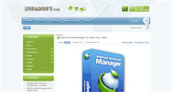 Desktop Screenshot of infasoft.com